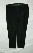 Womens Classic WOMAN WITHIN Brand Black Casual Stretch Pants size 24W / ... - $17.72