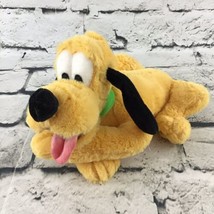 Disney Parks Pluto Plush Laying Twisted Classic Cartoon Character Stuffed Animal - £9.34 GBP