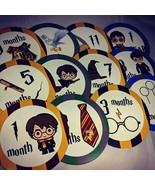 Harry Potter themed monthly bodysuit baby stickers - €6,93 EUR