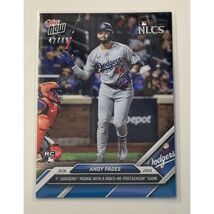 42/49* Andy Pages RC* 1st Dodgers Rookie W/Multi-HR Game 2024 MLB Topps ... - $114.93