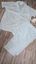 Vintage Carole Women&#39;s Light Green 2-Piece Pants Pajama Set X-Large Light &amp;Comfy - £12.72 GBP