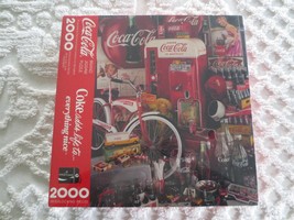 NIB 2000-Pc. SPRINGBOK Jigsaw COCA COLA EVERYTHING NICE Puzzle - 34&quot; x 4... - $22.50