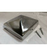 TRUE 4x4 (4&quot;wood post) Stainless Steel Pyramid Fence Post Caps Finial, p... - $241.41 MXN