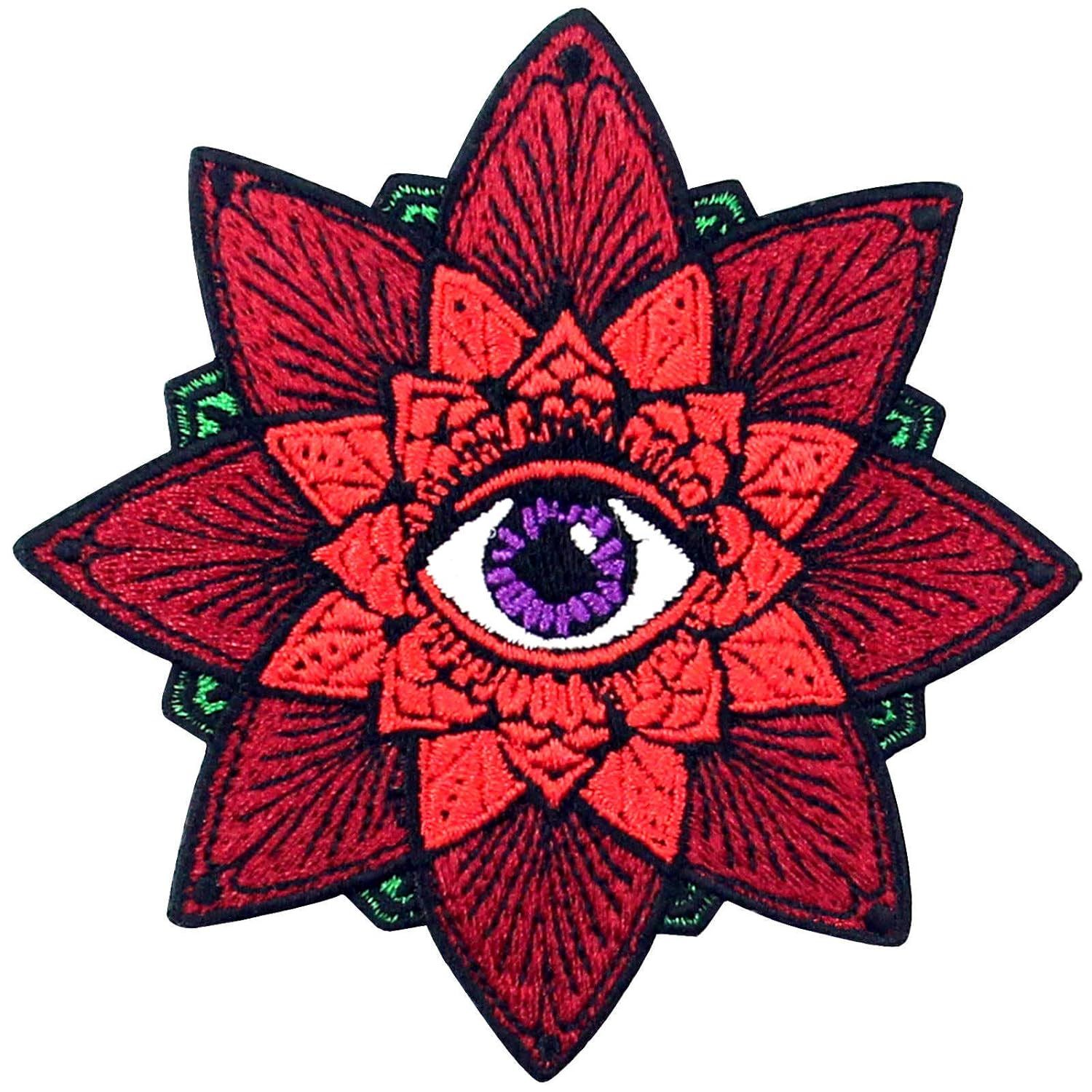Primary image for The Aztec Eye Patch Embroidered Applique Iron On Sew On Emblem