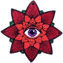 The Aztec Eye Patch Embroidered Applique Iron On Sew On Emblem - £11.00 GBP