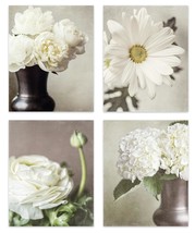 Nature Wall Art - Botanical Flower Wall Decor Pictures, 4 Small 5X7 Prints Only - $41.99