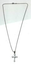Clear Crystal Cross Pendant Necklace - €4,26 EUR