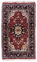 Handmade vintage Persian Hamadan rug 1.9&#39; x 3.2&#39; (60cm x 98cm) 1970s - 1... - $285.12 CAD
