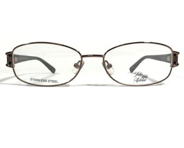 Saks Fifth Avenue S5A 251 EP4 Brille Rahmen Braune Rund 54-16-140 - £22.94 GBP