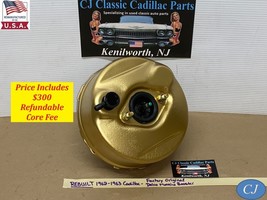 REBUILT FACTORY ORIGINAL 1962-1963 CADILLAC DELCO MORAINE POWER BRAKE BO... - $14,887.87 MXN