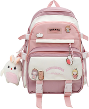 Kawaii Backpacks for Girls,Aesthetic Backpacks for School Bags,Bookbag with Cute - £26.02 GBP