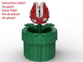 Lego Super Mario Piranha Flower Statue Building Instruction Instructions Only - £14.34 GBP