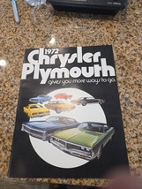 1972 Chrysler Plymouth Car Brochure  Barracuda Road Runner Newport Imperial - $147.58 MXN