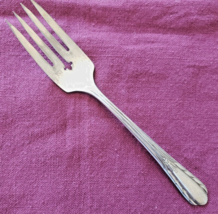 Oneida Genesee Silver Plate Lynnwood-Memory Salad Fork 1934 6 1/8&quot; Heel Wear - $5.93