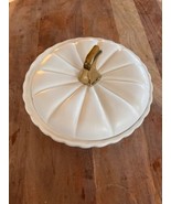 Sage &amp; Oak Covered Pie/Plate Bowl Serving Dish With Pumpkin 11” - €25,36 EUR