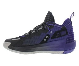 adidas Sm Dame 7 Extply Unisex Shoes Size 12.5, Color: Black/Purple - £81.23 GBP