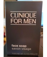 CLINIQUE for MEN Face SOAP Cleanse Smooth Soften Face 5.2oz 150g NeW BOX - $203.14 CAD