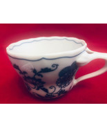 Vintage Blue Danube Blue White Coffee Tea Cup Japan Rectangle Logo - $11.96