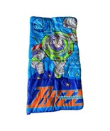 Vintage 90’s Disney Pixar Buzz Lightyear Children&#39;s Sleeping Bag Sack Mat - £19.74 GBP