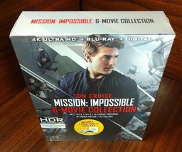 Mission Impossible 6 Movie Set (4K UHD+Blu-ray-No Digital) Slipcover-Free S&amp;H - £57.69 GBP