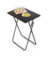 AMERIERGO Folding Table - No Assembly Required TV Tray for Eating on The... - $59.39