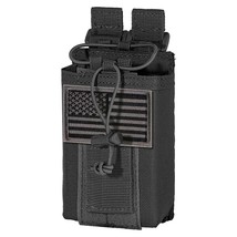 1000D  Walkie Talkie Pouch Bag Portable Interphone Holster Molle Radio Carry Bag - £86.09 GBP