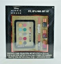 Centric Beauty  Disney Minnie Mouse  Eye Lip and Nail 7 Pcs Gift Set New - $19.27