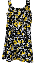 Ronni Nicole Dress Sleeveless Floral Print Size 14 Floral Yellow Black a... - $24.50