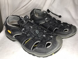 Black Keen Mens Rialto H2 Sport Sandals Bungee Cord Hook &amp; Loop Mens US Size 7.5 - £29.58 GBP