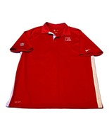 University of Alabama Crimson Tide Football Dri-Fit Red Polo Shirt XXL A UA - £25.58 GBP