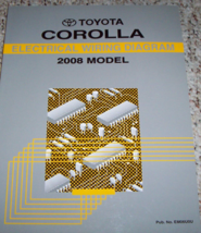 2008 Toyota Corolla Electrical Wiring Diagram Manual OEM EWD FACTORY - $23.99