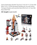 STEM Space Shuttle Rocket Building Kit 12-in-1 566PCS Toys for Boys 6-12 - $268.05 MXN