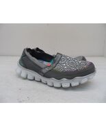 Skechers Girls Flex II Sugar Shake Slip On Casual Shoe 81217L Gray Multi Size 12 - $24.93