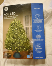 GE StayBright Warm White 400 LED Christmas Tree Wrap Net Lights Indoor Outdoor - £27.98 GBP
