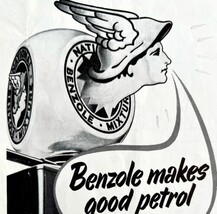 Benzole Petrol Oil Company 1953 Advertisement UK Import Gas London DWII8 - £15.45 GBP