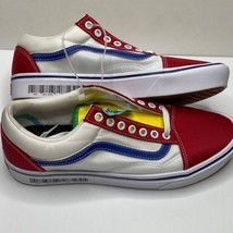Vans Primary Color Block Red Blue Yellow eBay Sneakers Mens Size 9.5 Wom... - £55.94 GBP