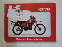 1981 Kawasaki KE175 Motorcycle Owner&#39;s Manual Kawasaki ke175 OEM USED - $24.94