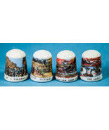4 Historic Fires Thimbles Metropolitan NY Crystal Palace Chicago Fireman  - €6,45 EUR 4 Historic Fires Thimbles Metropolitan NY Crystal Palace Chicago Fireman  - €6,45 EUR