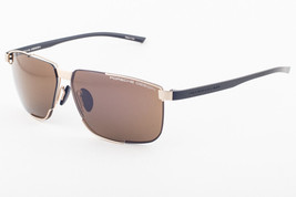 PORSCHE Design 8680 B Gold / Brown Sunglasses P8680B 64mm - £138.65 GBP