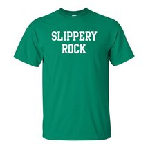 AS01 - Slippery Rock University Basic Block T Shirt - Small - White - $23.99