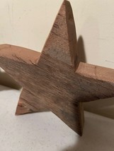 Wooden Star Sitters with distressed finish image 3