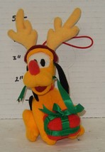 Walt Disney World Exclusive Pluto 4” Ornament Stuffed Plush Doll toy Rare - $14.80