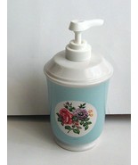 Martha Stewart Everyday Soap/Lotion Dispenser Floral on Blue and White - $13.02 CAD