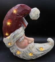 NWT Exhart Michael’s Lighted Moon Santa Claus Statutory - $39.59