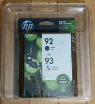2-Pack of Genuine HP 92 Black + 93 Tri Color Ink Cartridges Exp. 2018 - $19.78 CAD
