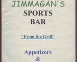 Jimmagan&#39;s Sports Bar Menu Myrtle Beach South Carolina  - $17.82