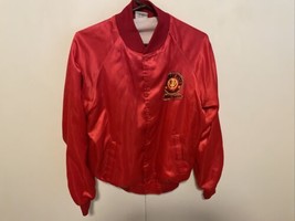 Vintage 80s WHISKEY PETES Casino red jacket large mens - £69.30 GBP