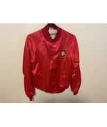 Vintage 80s WHISKEY PETES Casino red jacket large mens - £69.28 GBP
