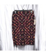 LuLaRoe Womans Skirt Small Cassie Abstract Pattern Pencil Pull On Elasti... - $16.82