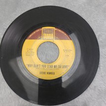 Stevie Wonder - Why Don&#39;t You Lead Me To Love/Shoo-Be-Doo (Tamla 45, 1968) - $5.95